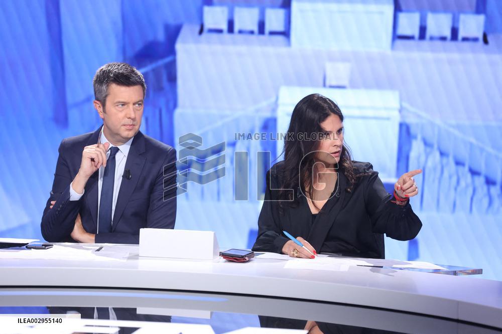 BFM broadcast on the 2024 legislative elections - Paris
