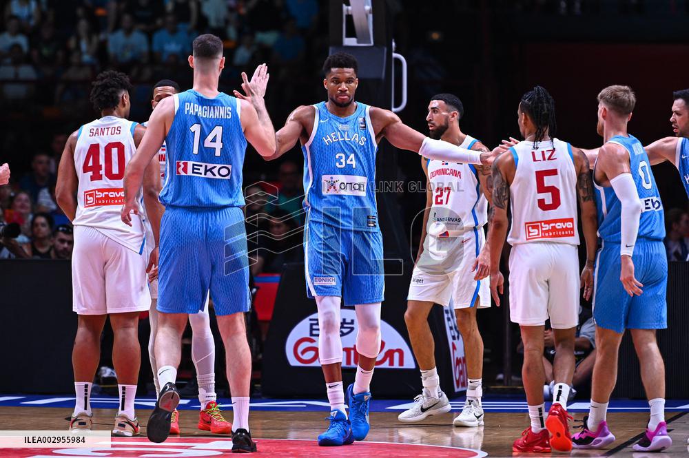 International Basketball match - Dominican Republic vs Greece - FIBA Olympic Qualifying Tournaments
