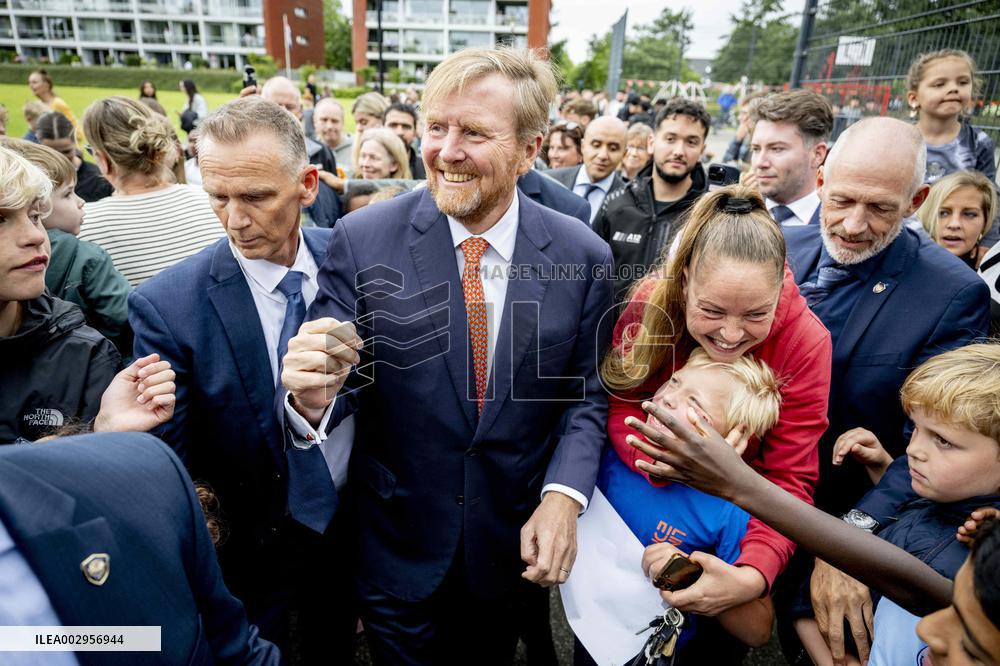 King Willem-Alexander Visit To Woerden