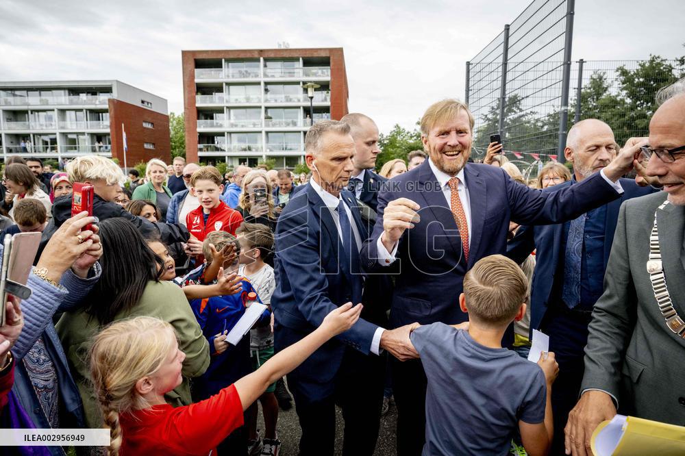 King Willem-Alexander Visit To Woerden
