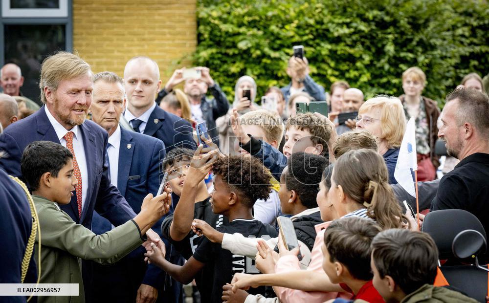 King Willem-Alexander Visit To Woerden