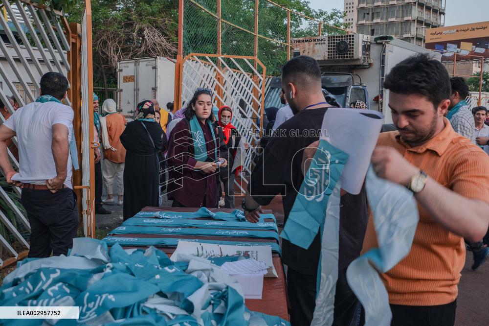 Masoud Pezeshkian Presidential Candidate Rally - Iran