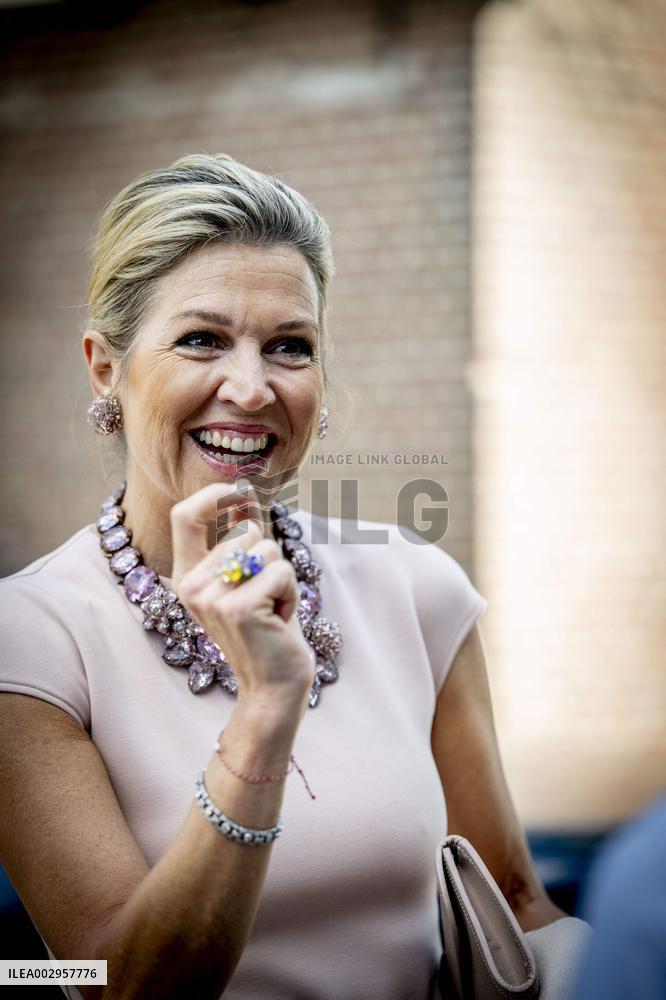 Queen Maxima Visits Village - The Netherlands