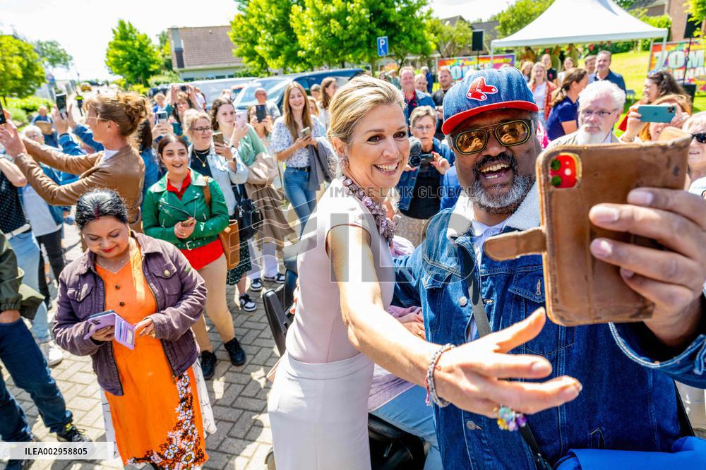 Queen Maxima Visits A Village - Netherlands