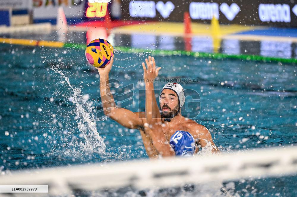 International waterpolo match - Sardinia Cup 2024 - Italy vs Greece