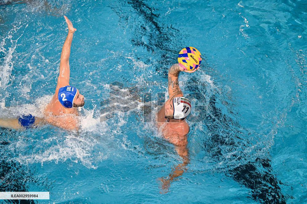 International waterpolo match - Sardinia Cup 2024 - Italy vs Greece