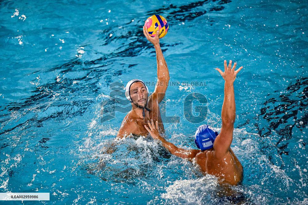 International waterpolo match - Sardinia Cup 2024 - Italy vs Greece
