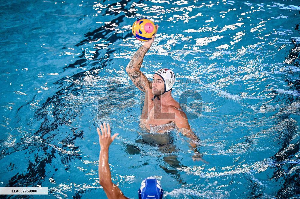 International waterpolo match - Sardinia Cup 2024 - Italy vs Greece