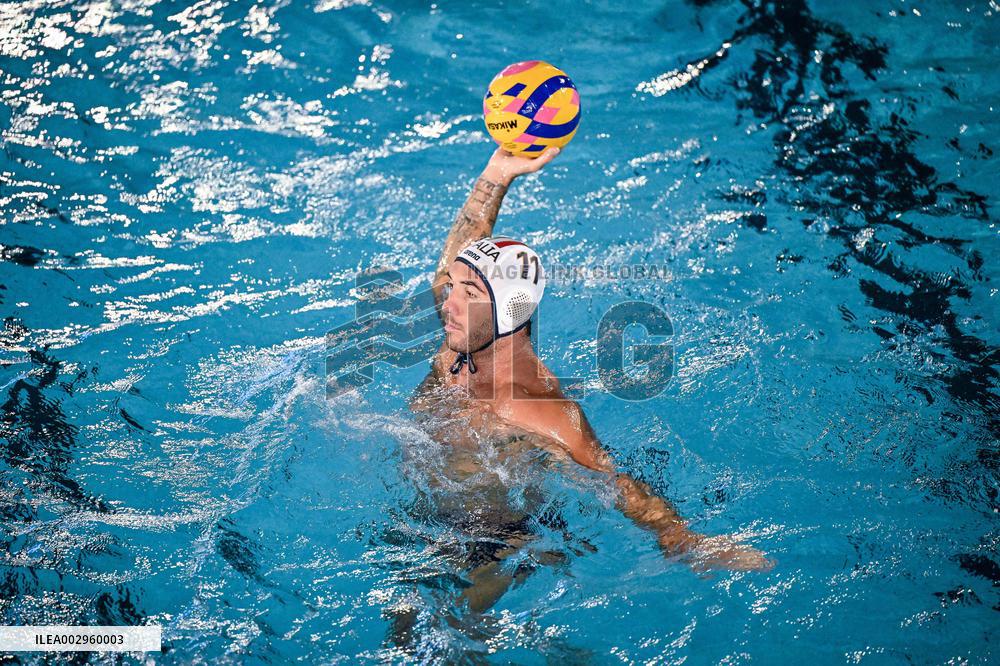 International waterpolo match - Sardinia Cup 2024 - Italy vs Greece