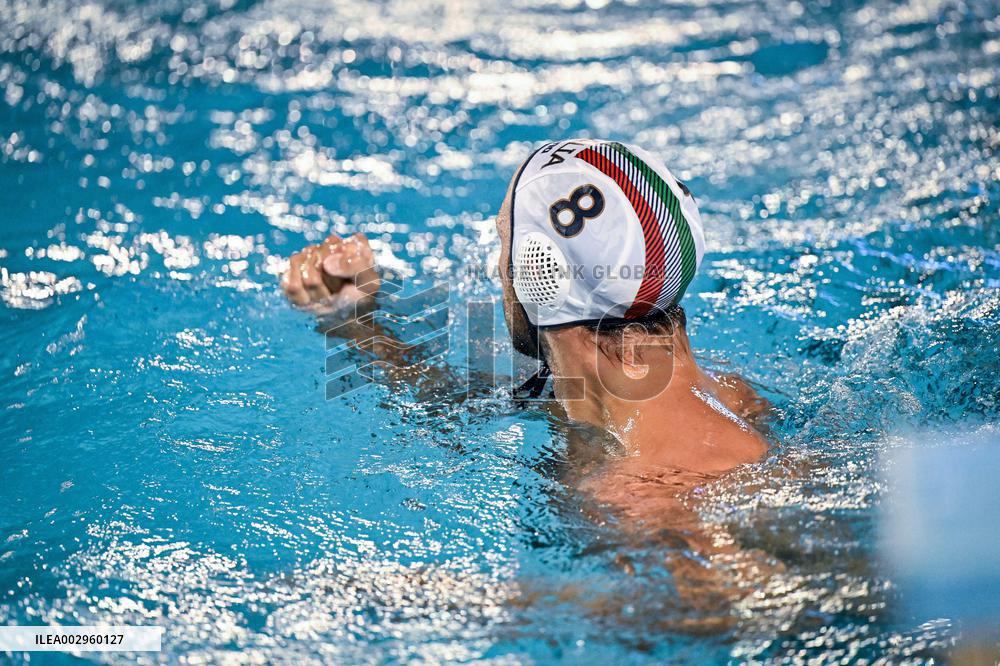 International waterpolo match - Sardinia Cup 2024 - Italy vs Greece