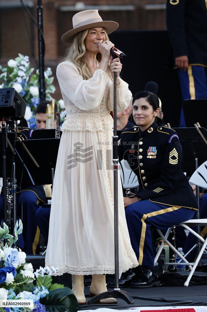 LeAnn Rimes Performs Wawa Welcome America Event - Philadelphia