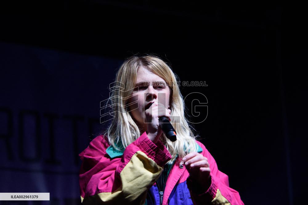 Zaho de Sagazan Concert Against Far-Right - Paris