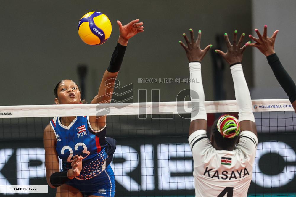 (SP)PHILIPPINES-MANILA-VOLLEYBALL-FIVB WOMEN'S CHALLENGER CUP 2024-PUERTO RICO VS KENYA