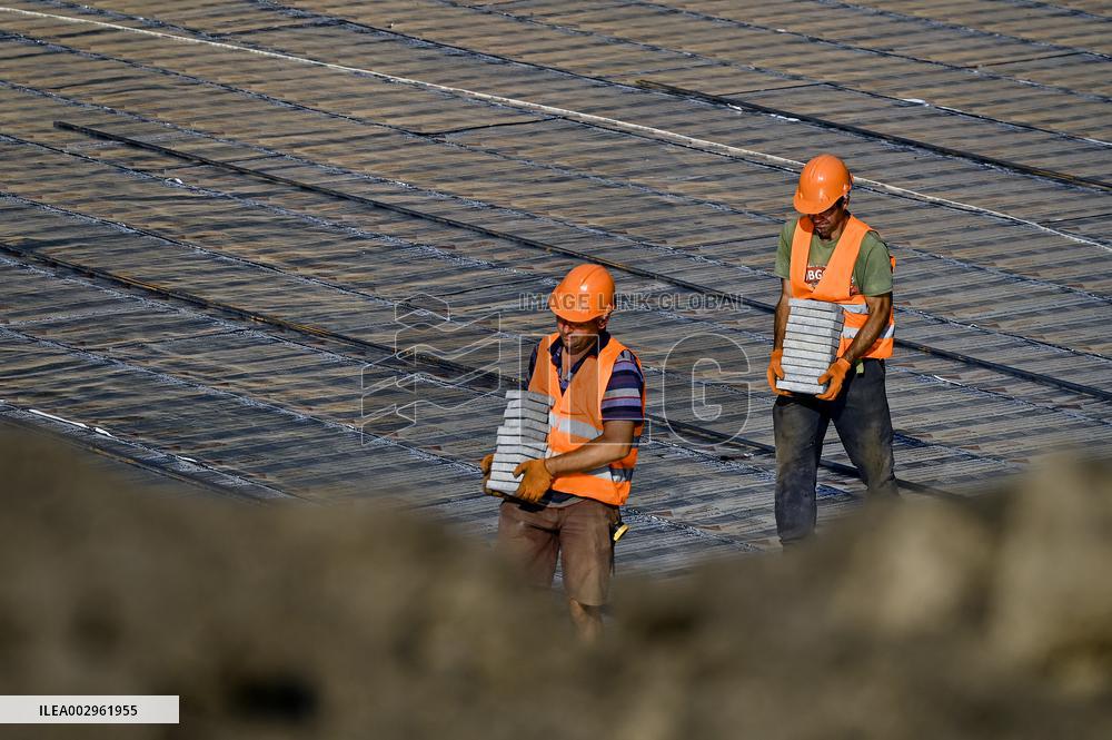 Construction of underground school in Zaporizhzhia