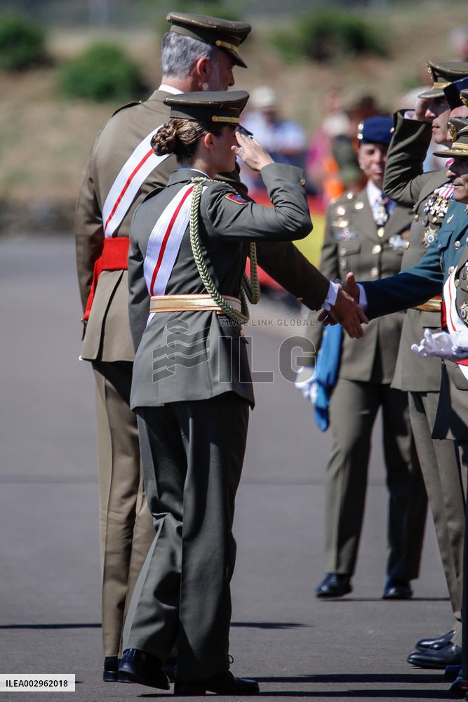 King Felipe And Princess Leonor At Military Ceremony - Spain