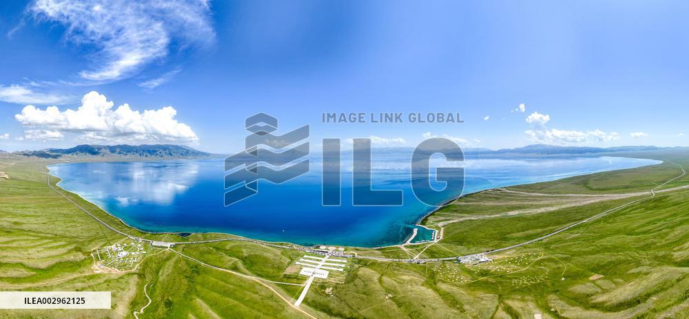 Sayram Lake Scenery in Xinjiang