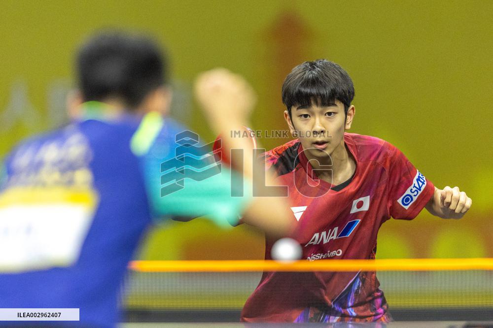 (SP)CHINA-CHONGQING-TABEL TENNIS-ASIAN YOUTH CHAMPIONSHIPS-BOY'S SINGLES