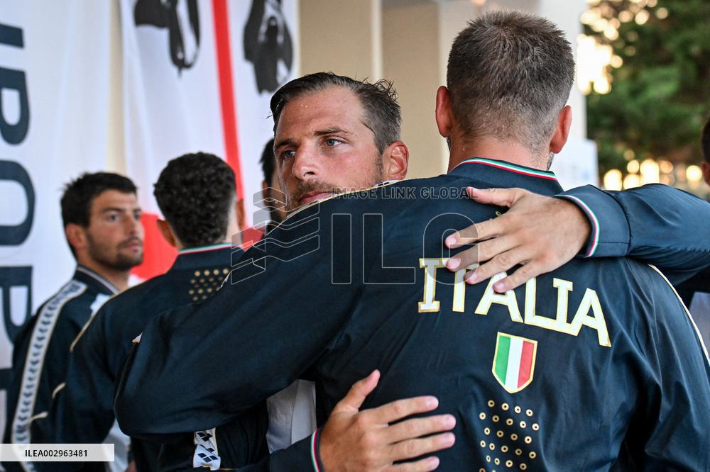 International waterpolo match - Sardinia Cup - Spain vs Italy