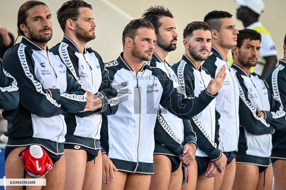International waterpolo match - Sardinia Cup - Spain vs Italy