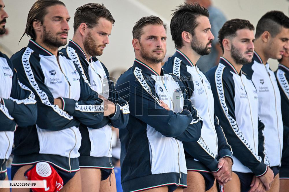 International waterpolo match - Sardinia Cup - Spain vs Italy