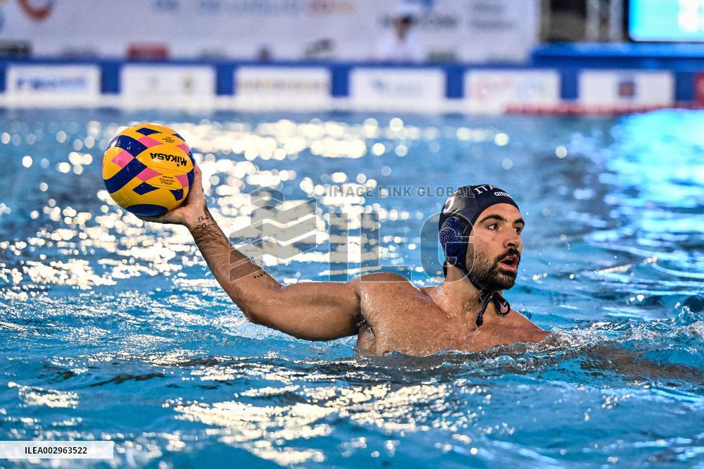 International waterpolo match - Sardinia Cup - Spain vs Italy