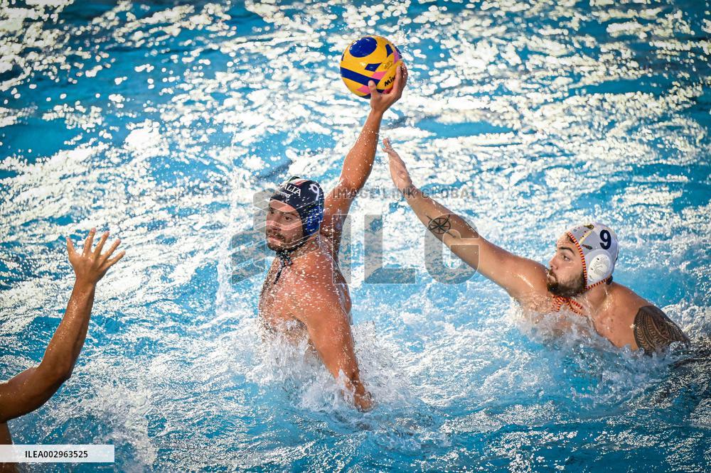 International waterpolo match - Sardinia Cup - Spain vs Italy
