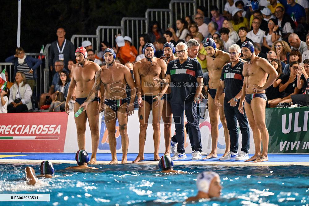 International waterpolo match - Sardinia Cup - Spain vs Italy