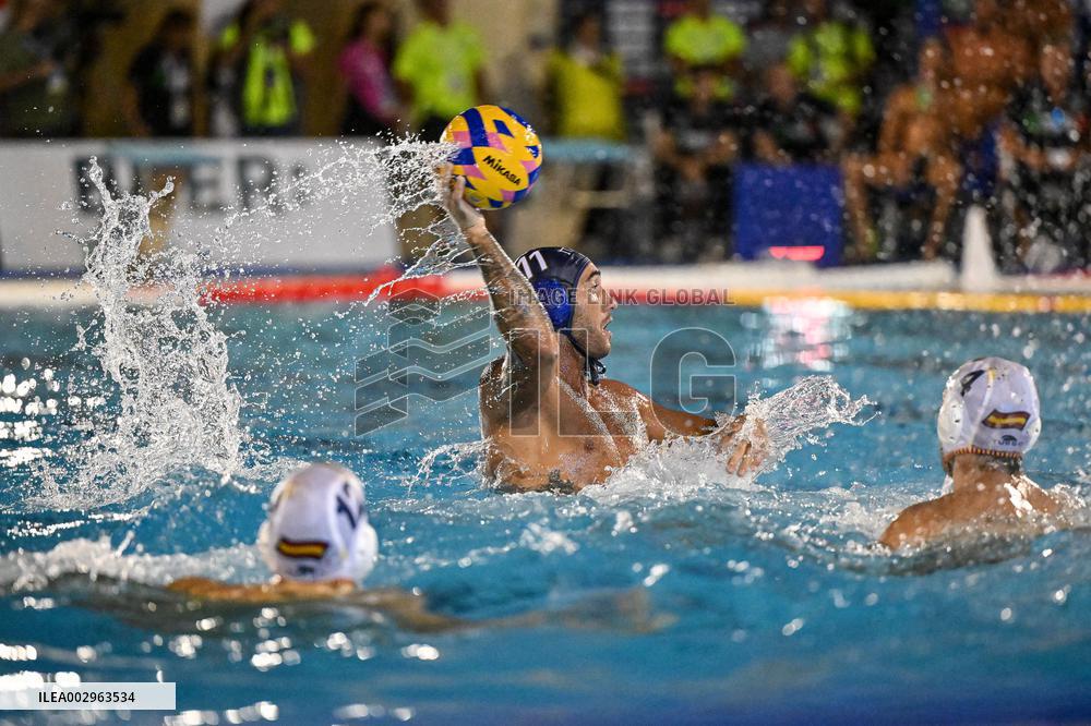 International waterpolo match - Sardinia Cup - Spain vs Italy