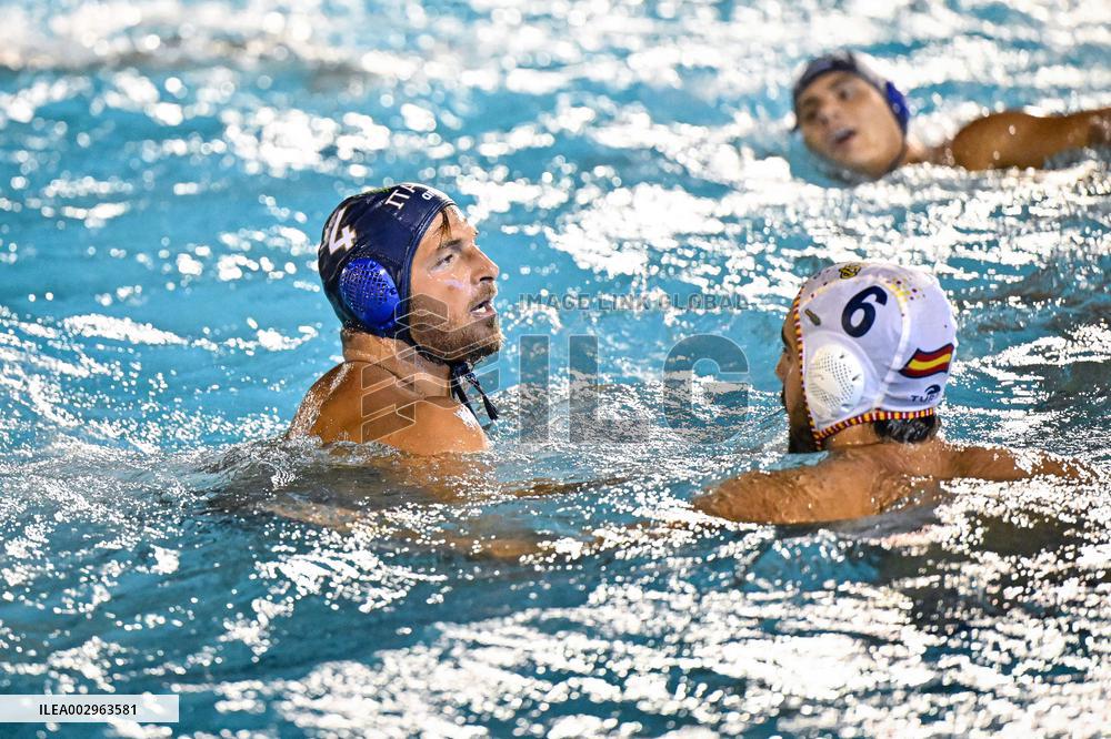 International waterpolo match - Sardinia Cup - Spain vs Italy