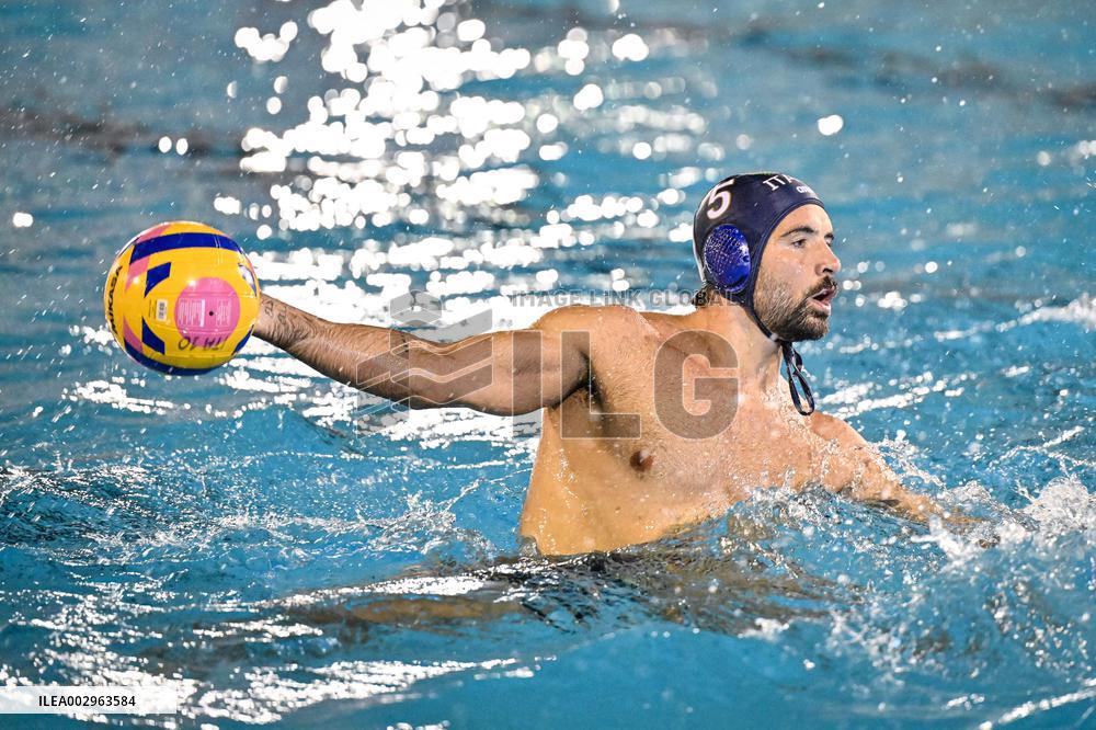 International waterpolo match - Sardinia Cup - Spain vs Italy