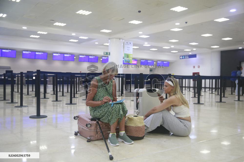 MEXICO-CANCUN-HURRICANE BERYL