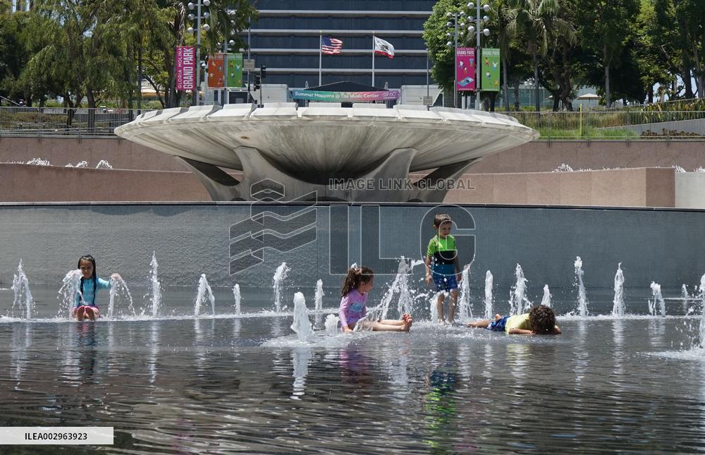 U.S.-LOS ANGELES-HEATWAVE