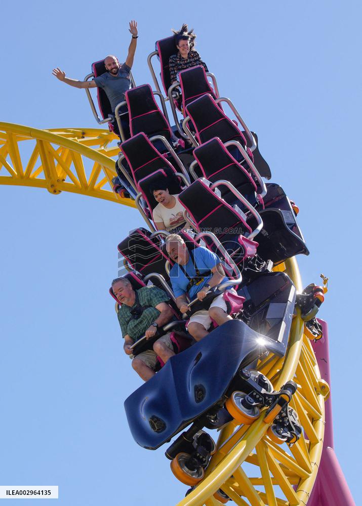 CANADA-VANCOUVER-NEW ROLLER COASTER-LAUNCH