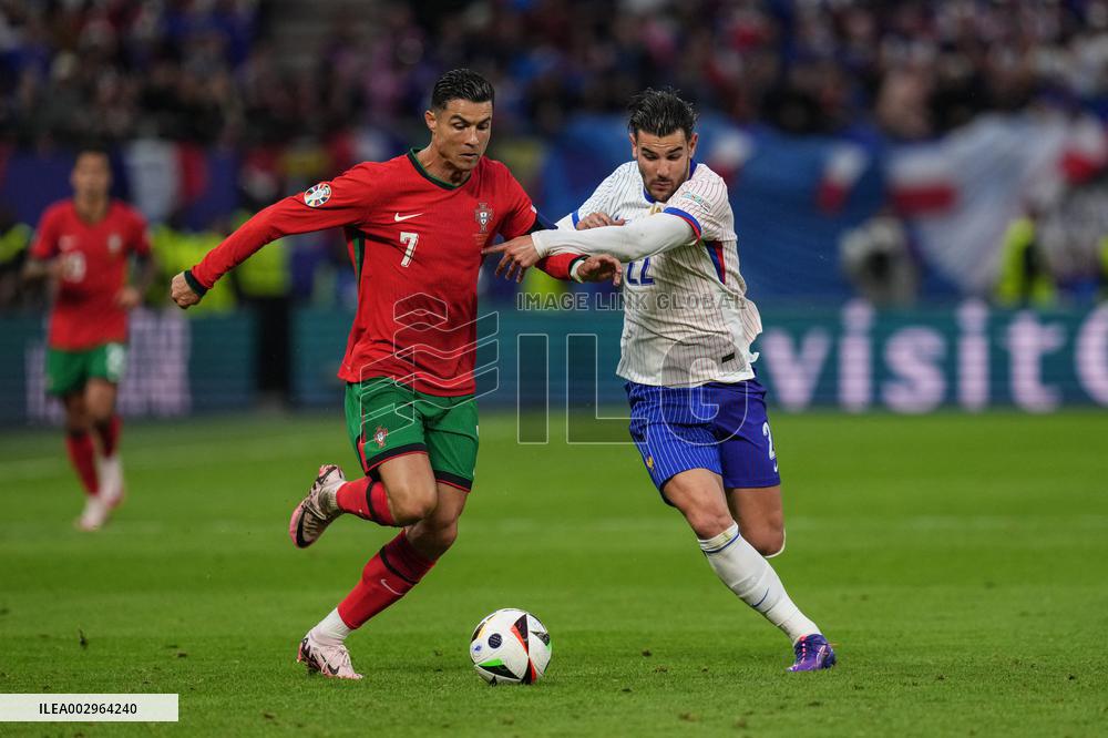(SP)GERMANY-HAMBURG-FOOTBALL-EURO 2024-QUARTER FINAL-PORTUGAL VS FRANCE