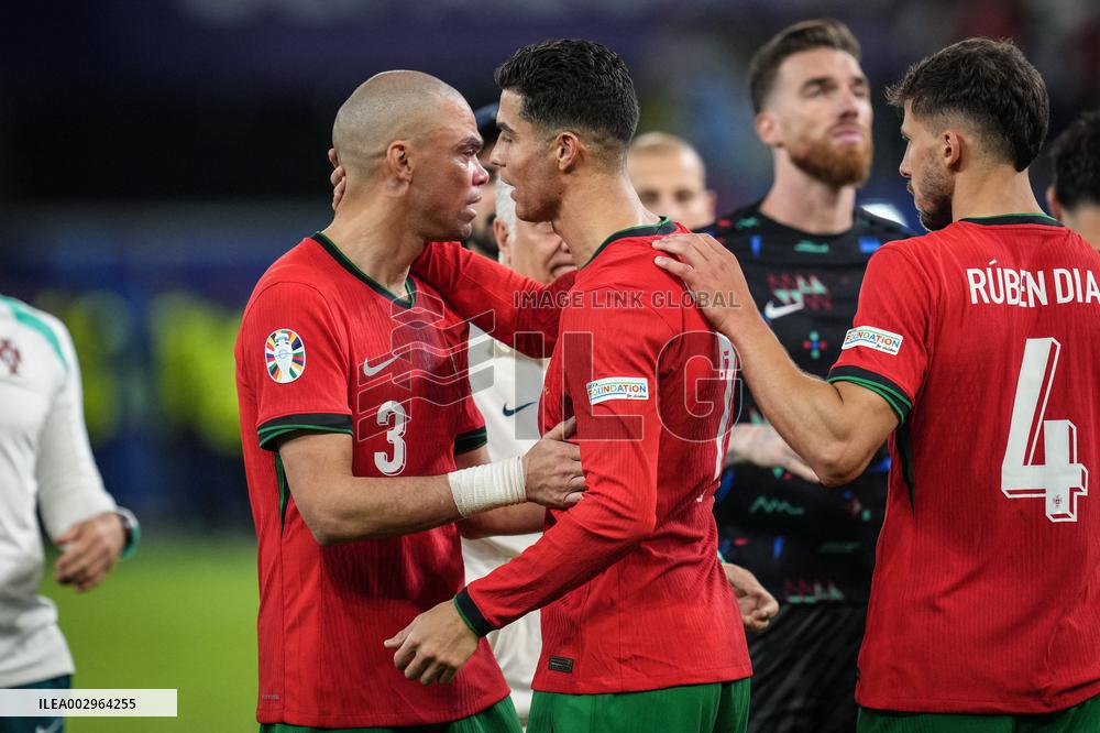 (SP)GERMANY-HAMBURG-FOOTBALL-EURO 2024-QUARTER FINAL-PORTUGAL VS FRANCE