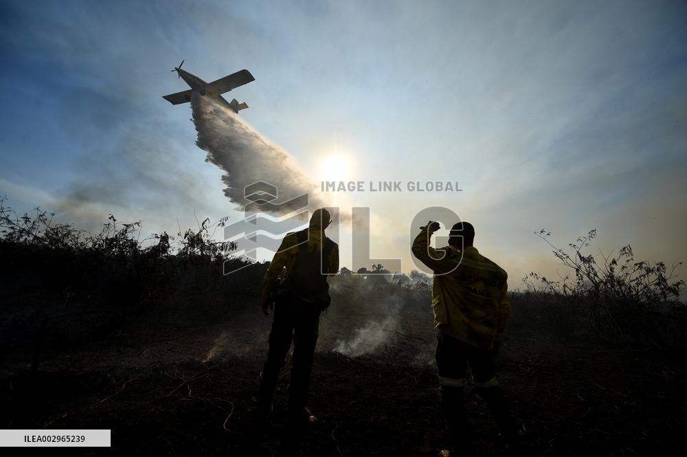 (SpotNews) BRAZIL-CORUMBA-PANTANAL WETLAND-FIRE