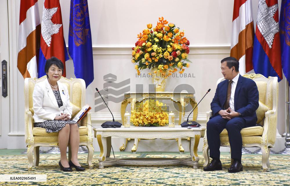 Japanese Foreign Minister Kamikawa in Cambodia