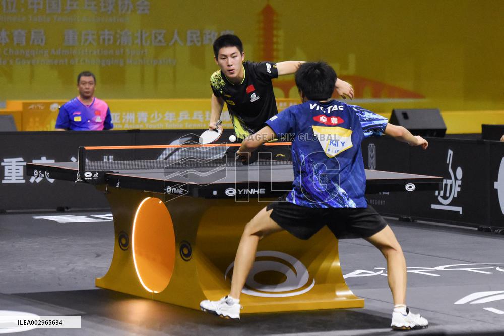 (SP)CHINA-CHONGQING-TABEL TENNIS-ASIAN YOUTH CHAMPIONSHIPS-BOY'S SINGLES