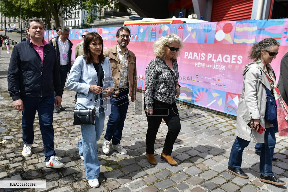 Inauguration of the 23rd edition of Paris Plages in Paris FA