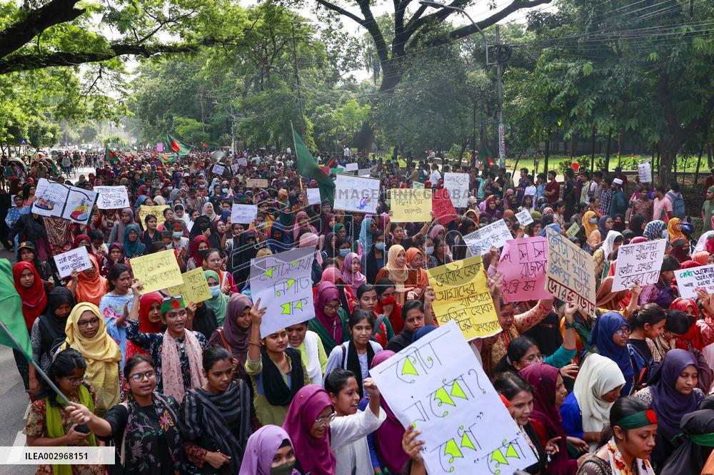 Students Protest Quota System In Government Jobs - Dhaka