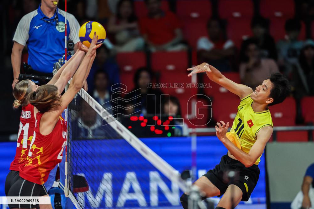 (SP)PHILIPPINES-MANILA-VOLLEYBALL-FIVB WOMEN'S CHALLENGER CUP 2024-VIETNAM VS BELGIUM