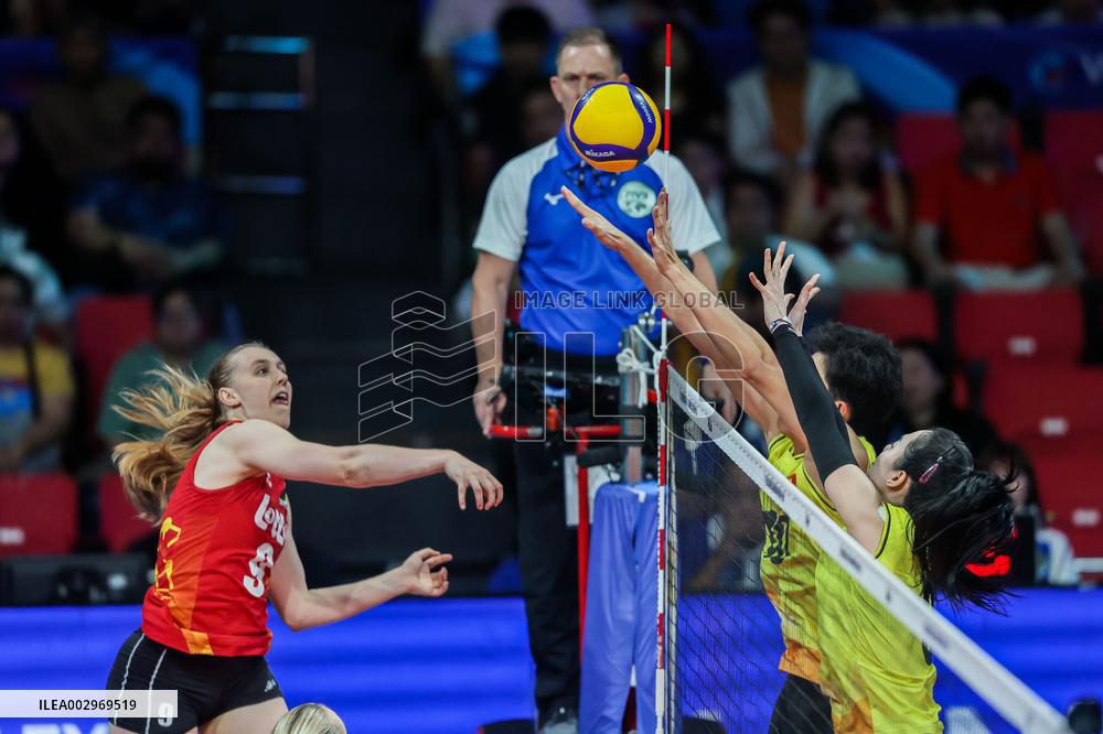 (SP)PHILIPPINES-MANILA-VOLLEYBALL-FIVB WOMEN'S CHALLENGER CUP 2024-VIETNAM VS BELGIUM