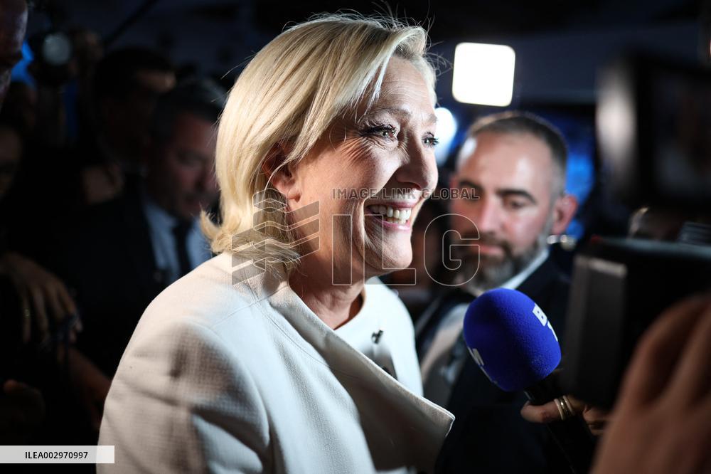 Rassemblement National Parliamentary Election 2nd round evening - Paris