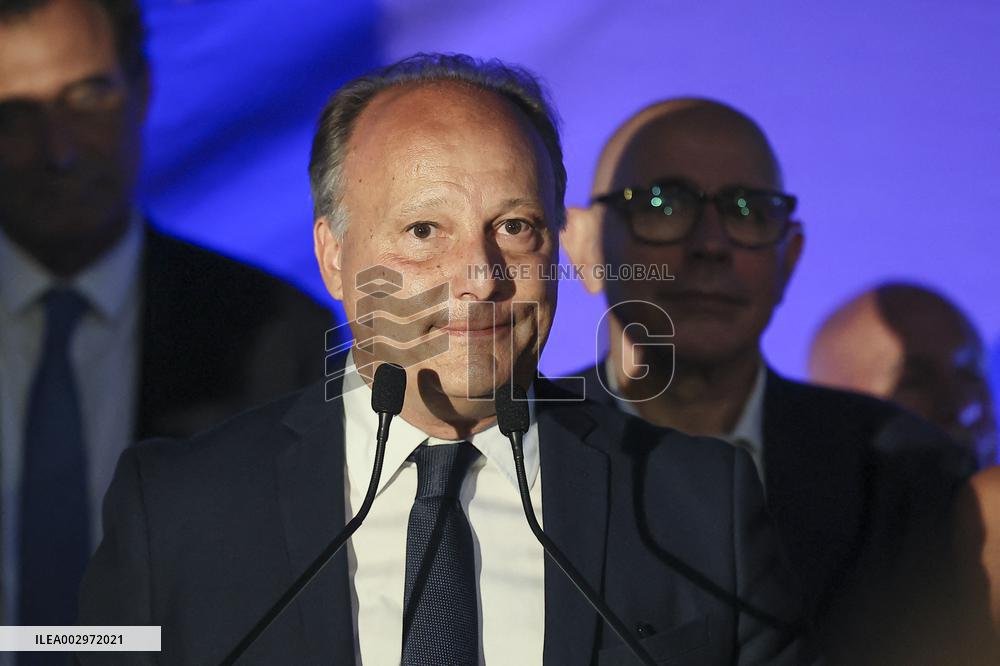 Titre Eric Ciotti after results of the 2nd round legislative elections in Nice