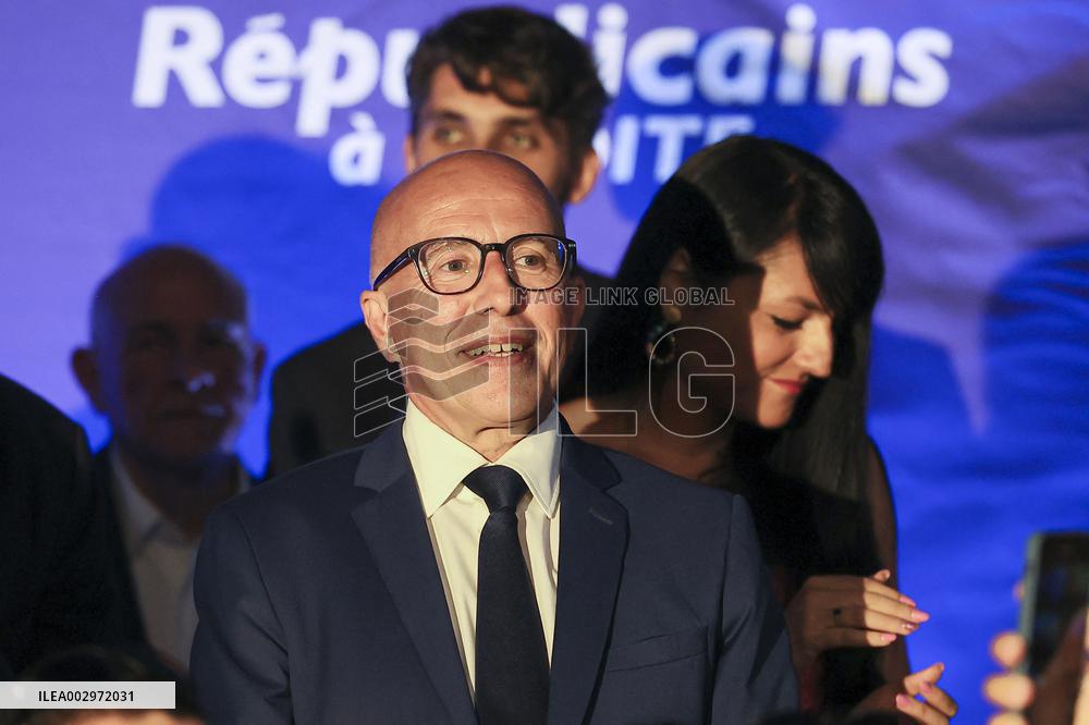 Titre Eric Ciotti after results of the 2nd round legislative elections in Nice