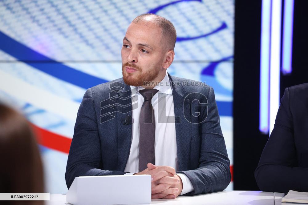 BFM broadcast for the second round of the 2024 parliamentary elections - Paris