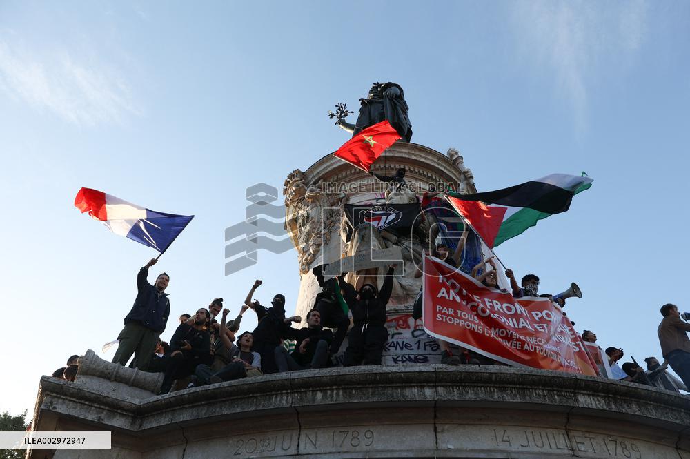 Left Alliance Celebrates As Far Right Faces Surprise Defeat - Paris