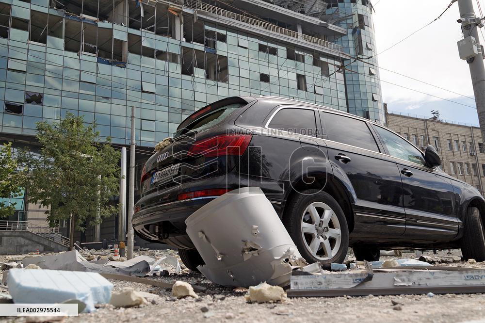 Kyiv after Russian missile attack on July 8, 2024