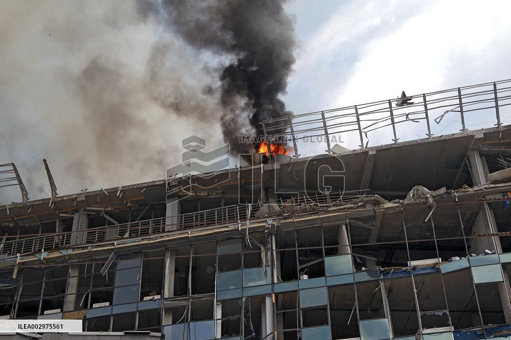 Kyiv after Russian missile attack on July 8, 2024
