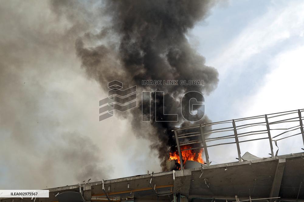 Kyiv after Russian missile attack on July 8, 2024